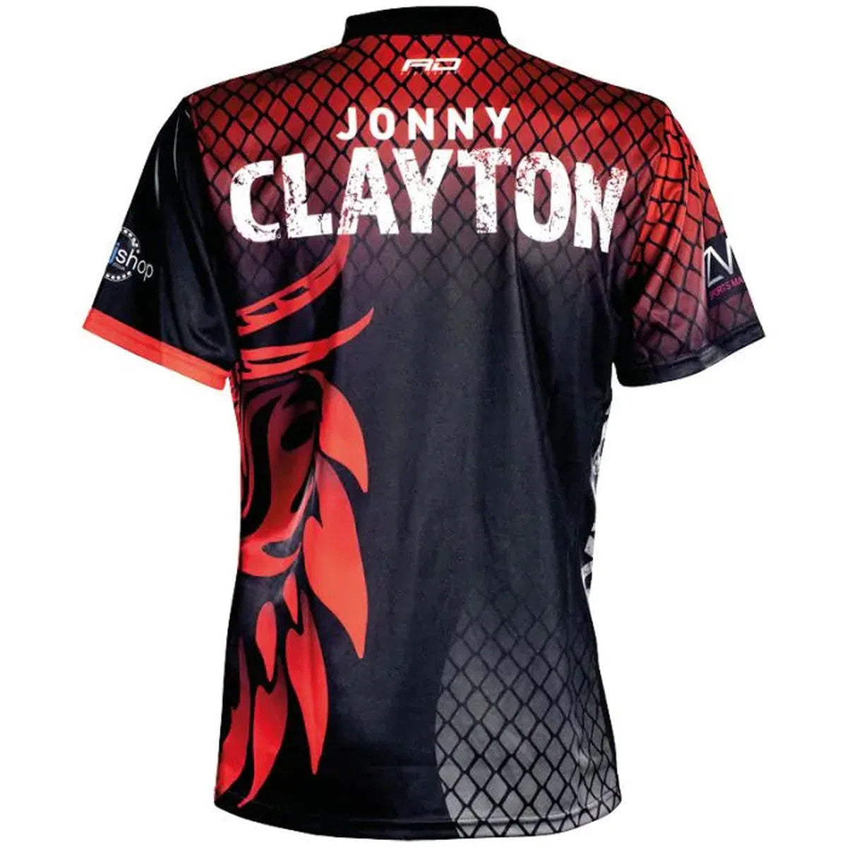 Red Dragon Jonny Clayton Dragon Signature Polo