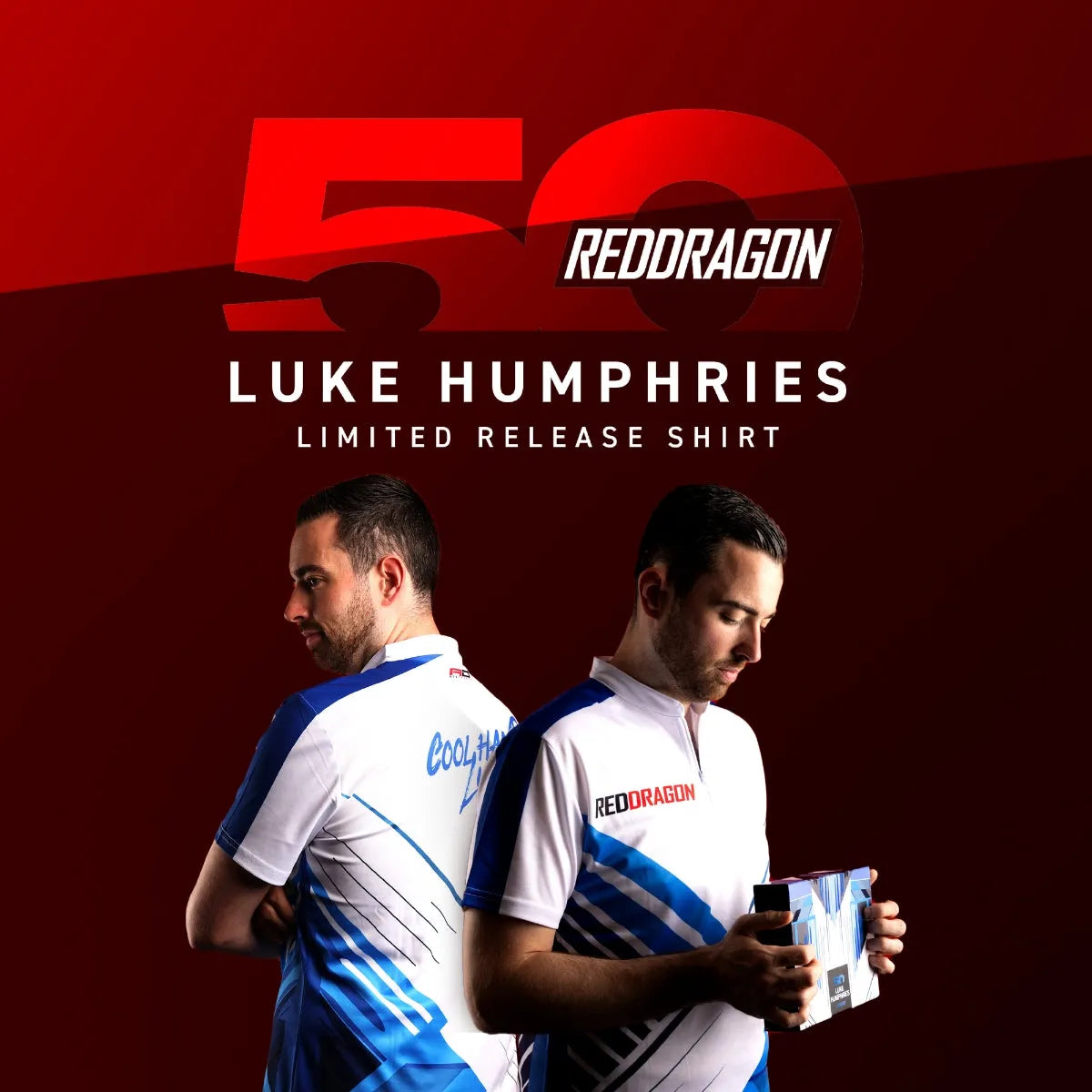 Red Dragon Luke Humphries 50 Year Player Edition Shirt