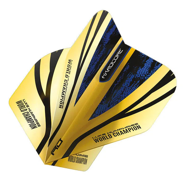 Red Dragon Luke Humphries Hardcore Premium Gold Standard Flights-1-Premier Darts