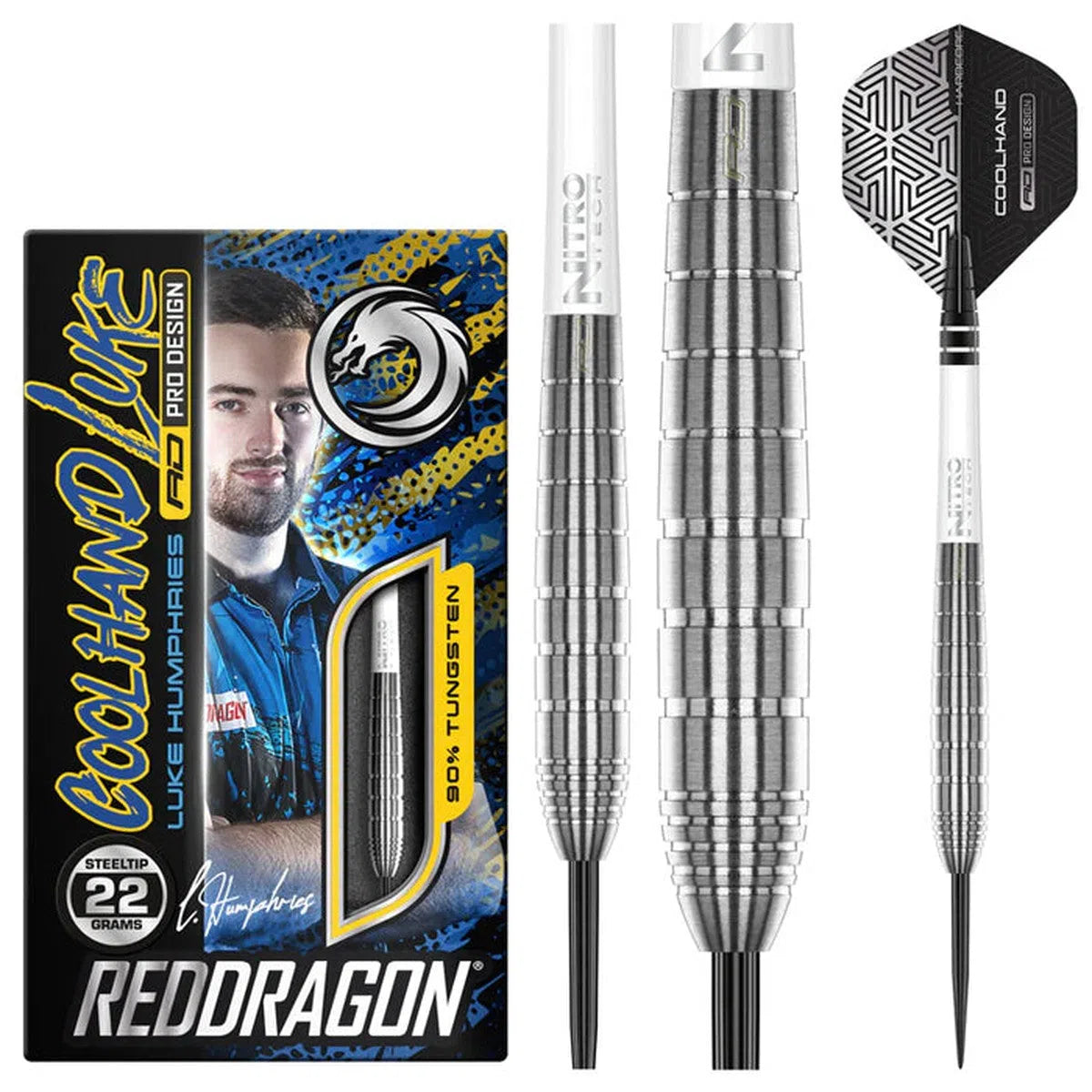 Red Dragon Luke Humphries TX1 90% Tungsten Steel Tip Darts