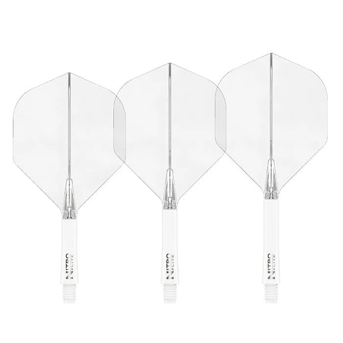 Red Dragon Nitro Flite - Integrated Flight and Shaft-45-Black-Short-Premier Darts