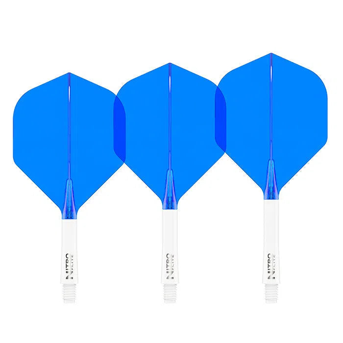 Red Dragon Nitro Flite - Integrated Flight and Shaft-87-Black-Short-Premier Darts