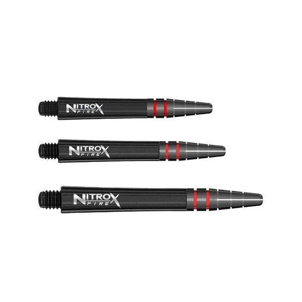 Red Dragon Nitro Xfire Carbon Shafts-1-Black-Short-Premier Darts