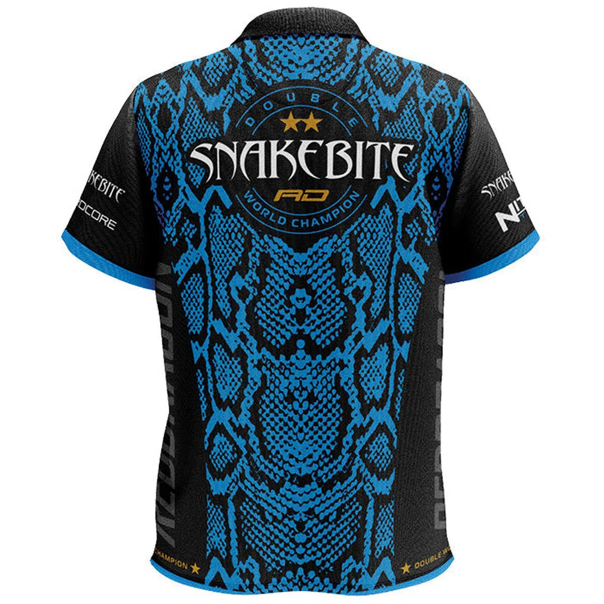 Red Dragon Peter Wright Snakebite Double World Champion Tour Polo