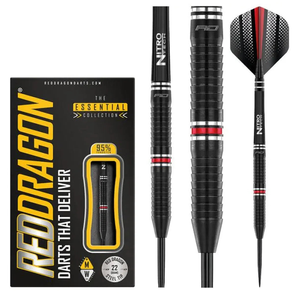 Red Dragon Razer Edge ZX95 95% Tungsten Steel Tip Darts