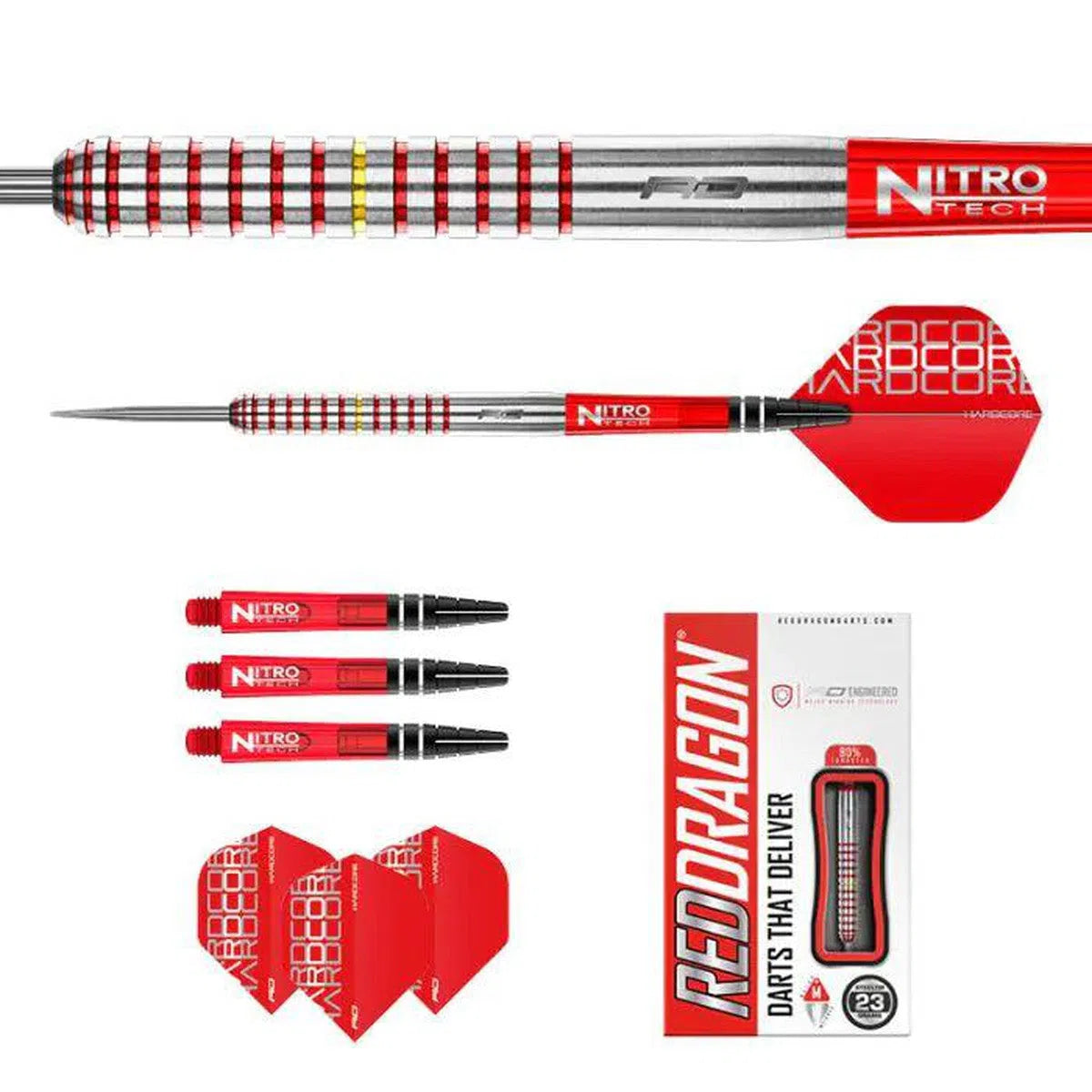 Red Dragon Richie Burnett 90% Tungsten Steel Tip Darts