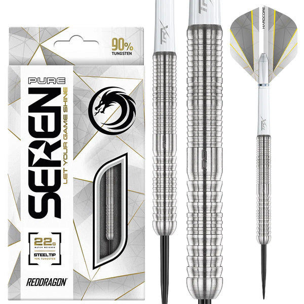 Red Dragon Seren 1 Pure 90% Tungsten Steel Tip Darts-1-22 GRAM-Premier Darts