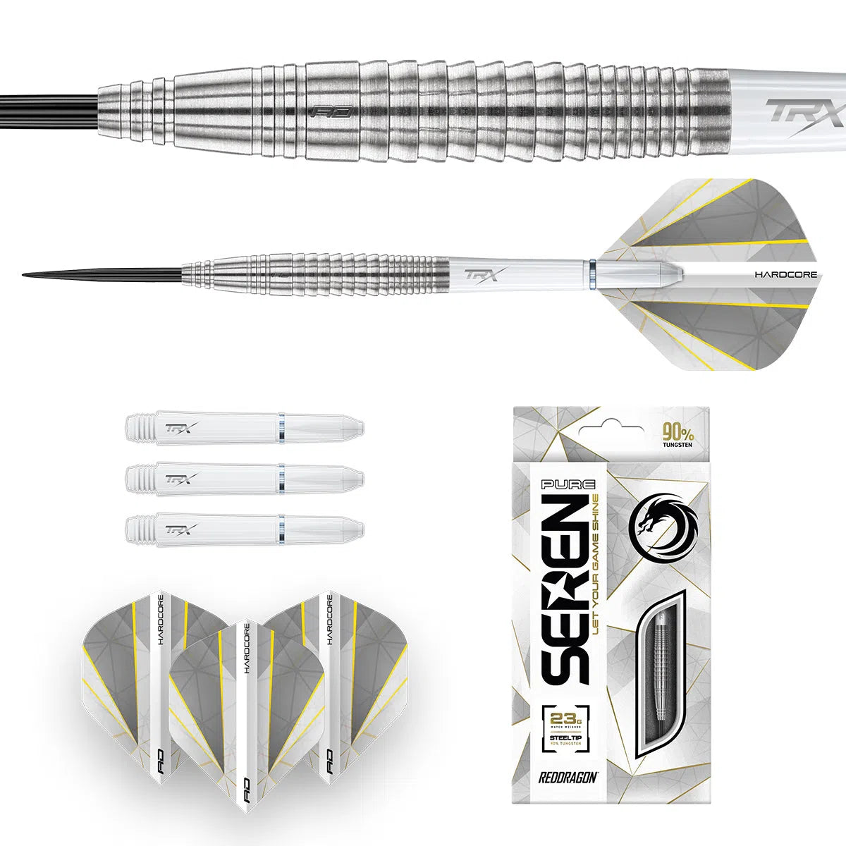 Red Dragon Seren 4 Pure 90% Tungsten Steel Tip Darts