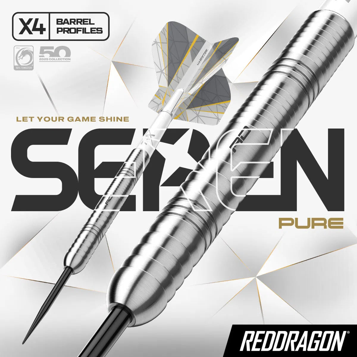 Red Dragon Seren 4 Pure 90% Tungsten Steel Tip Darts