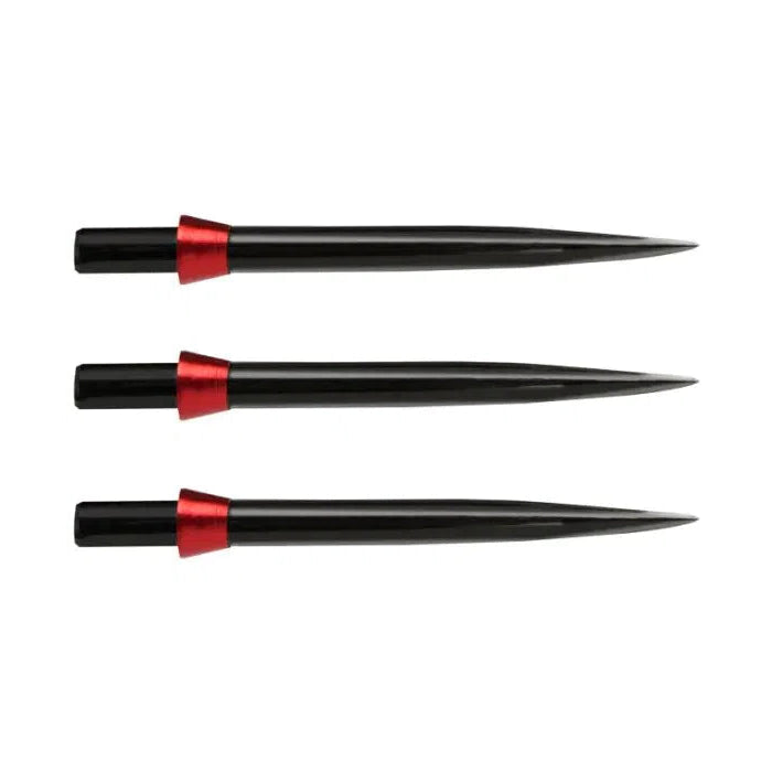 Red Dragon Trident Points-3-Black Red-32mm-Premier Darts