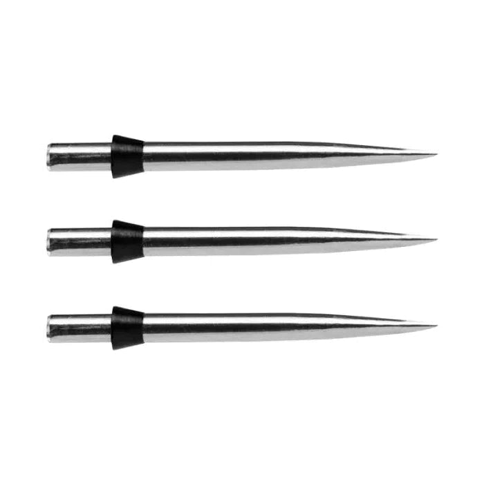 Red Dragon Trident Points-5-Silver Black-32mm-Premier Darts