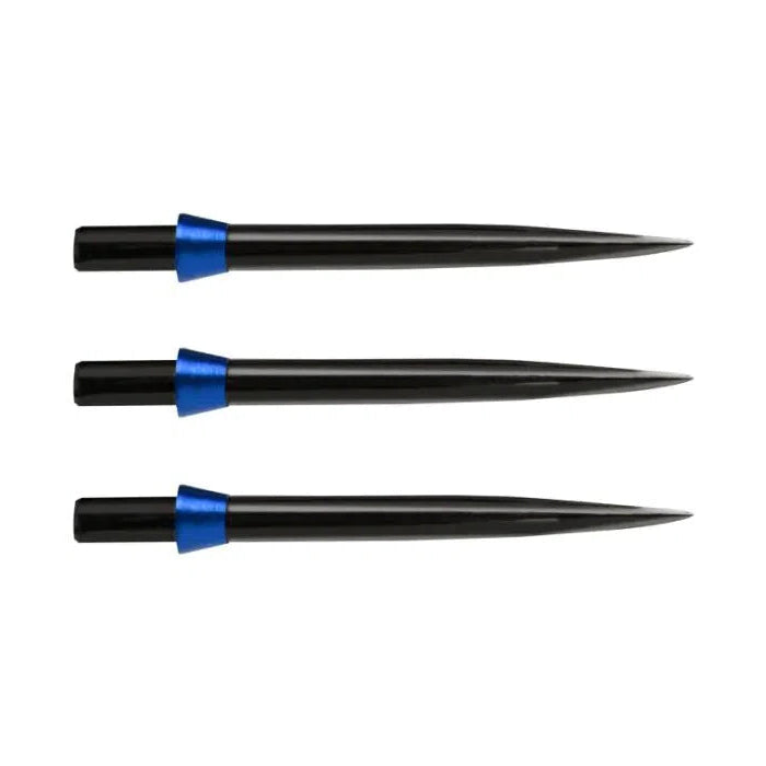Red Dragon Trident Points-8-Black Blue-32mm-Premier Darts