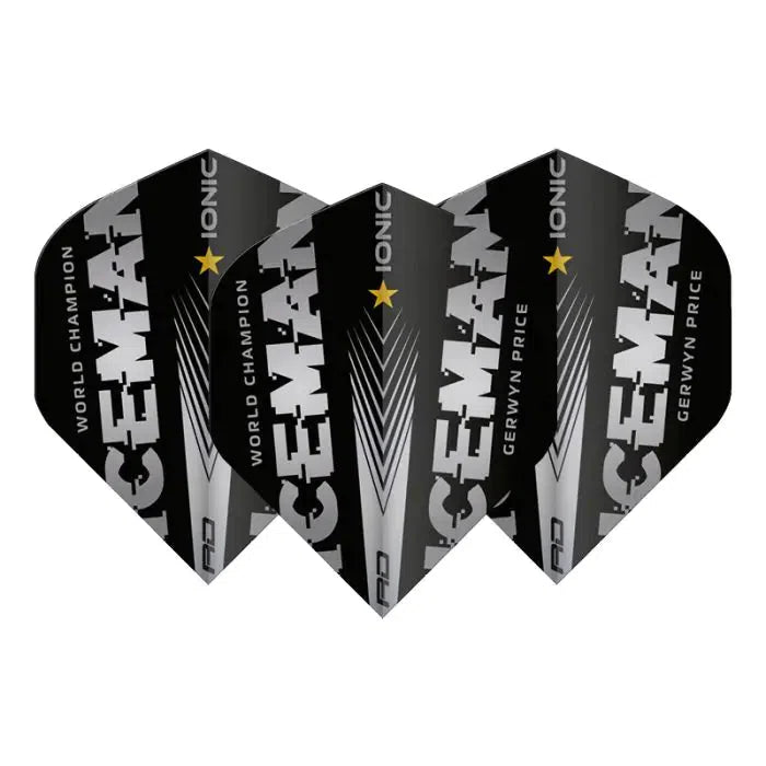 Red Dragon Hardcore Ionic Gerwyn Price World Champion Silver Standard Flights