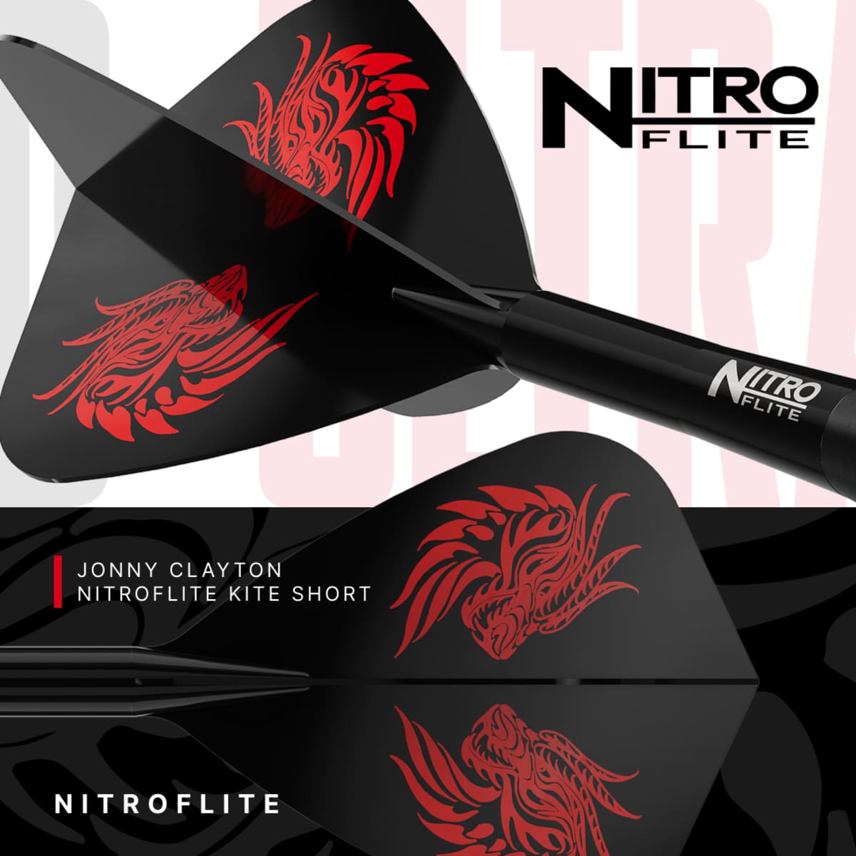 Red Dragon Jonny Clayton RD-ULTRA 90% Tungsten Soft Tip Darts-5-18 GRAM-Premier Darts