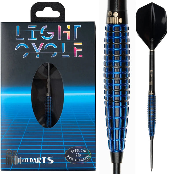 Reel Darts Light Cycle 90% Tungsten Darts-1-22 GRAM-Premier Darts