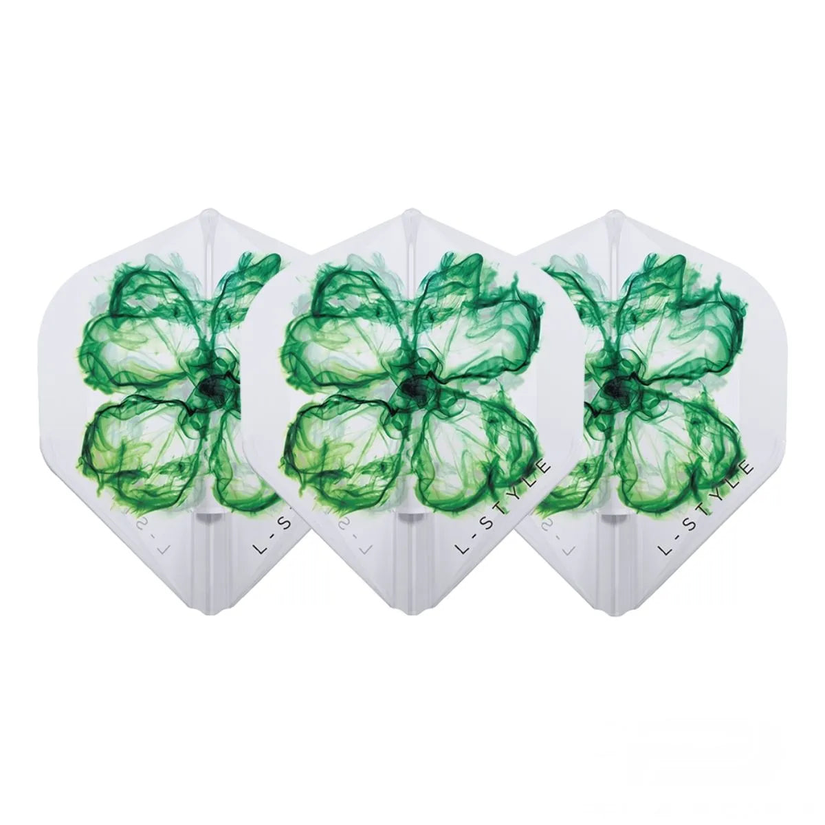 L-Style Darts L-Flight EZ L1 Robyn Byrne V2 Clear White Flights-2-Premier Darts