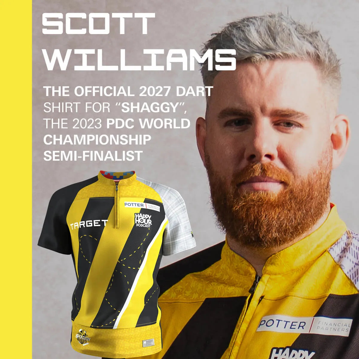 Target Darts Scott Williams 2027 Player Shirt-3-Small-Premier Darts