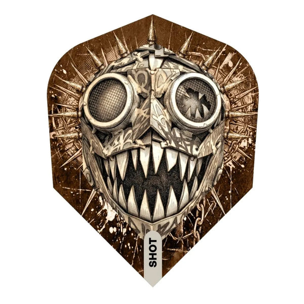 Shot Gnarly Gnasha Small Standard Dart Flights-1-Premier Darts
