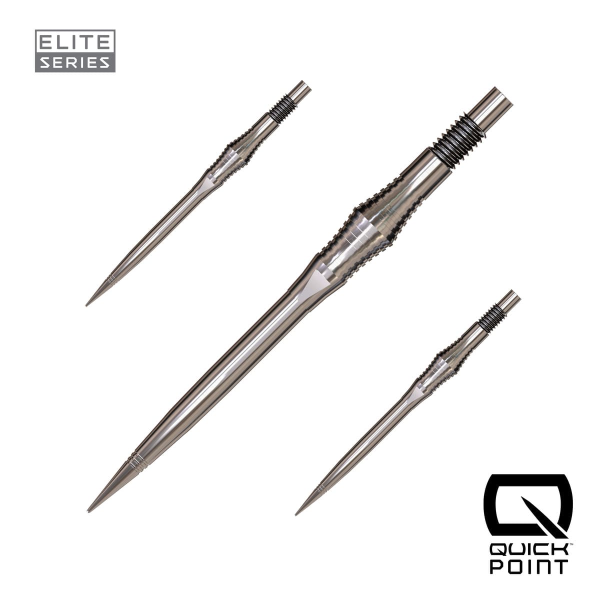 Harrows Spire Elite Series Quick Points-15-Silver-35mm-Premier Darts