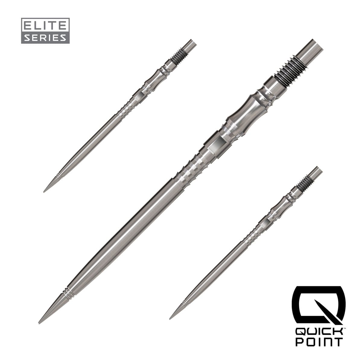 Harrows Axis Elite Series Quick Points-16-Silver-40mm-Premier Darts