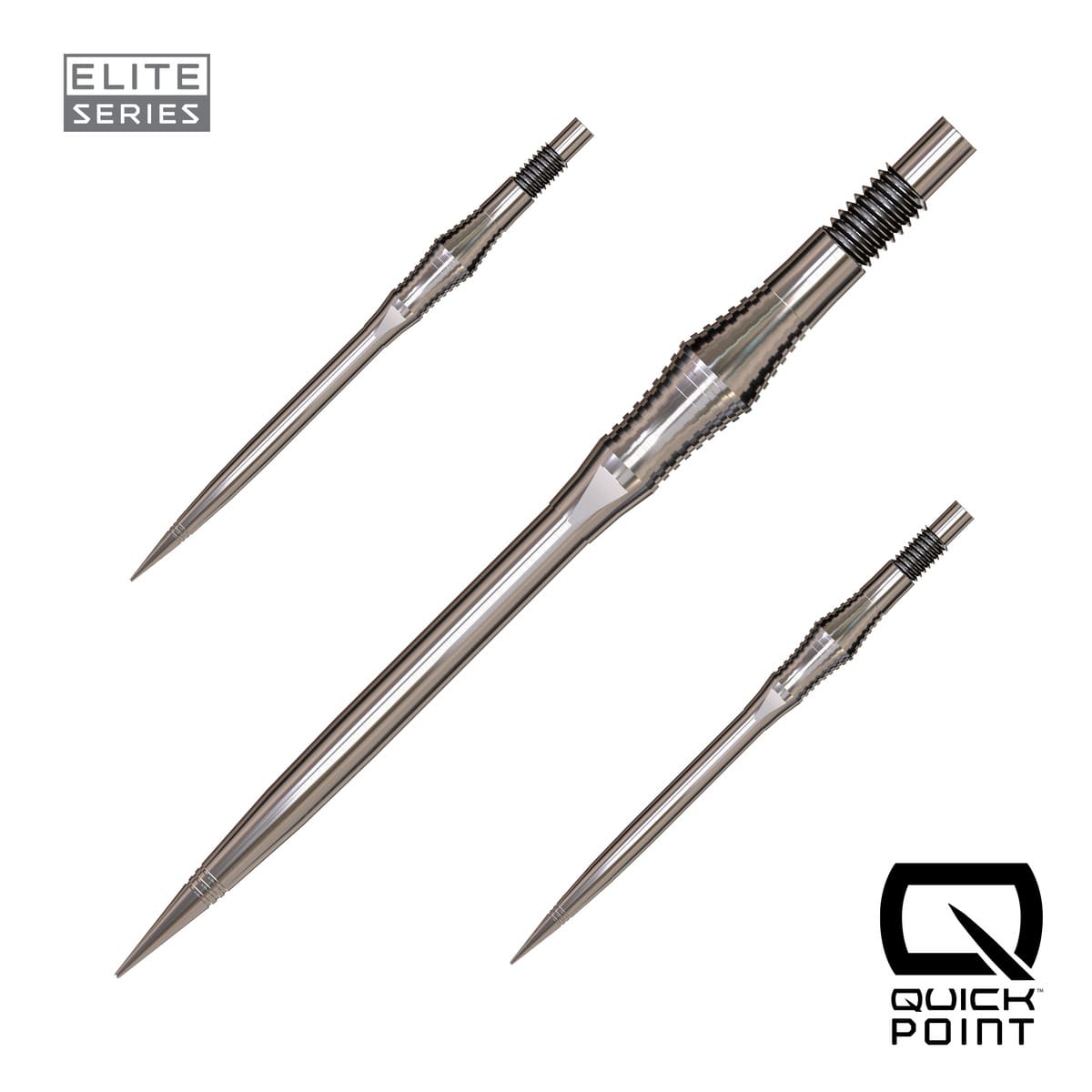 Harrows Spire Elite Series Quick Points-16-Silver-40mm-Premier Darts