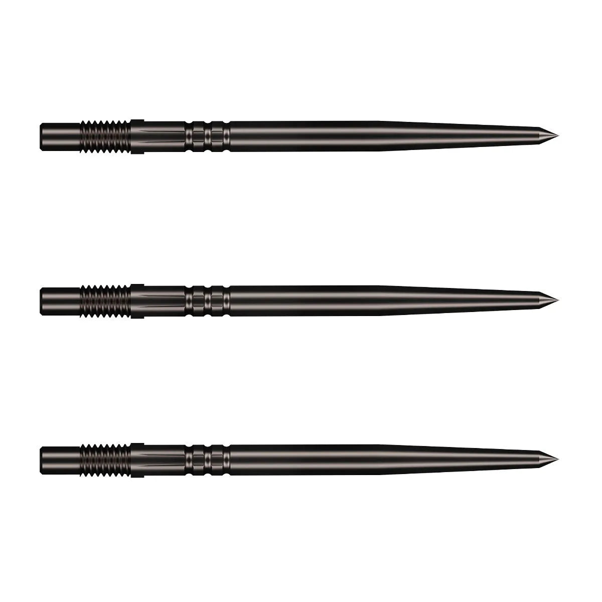 Shot Turbo Steel Tip Points-3-Black-30mm-Premier Darts