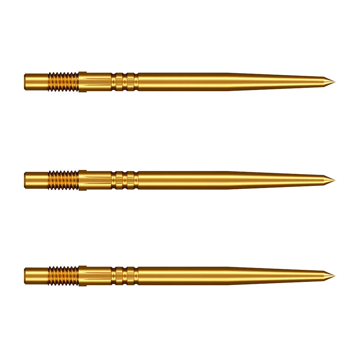 Shot Turbo Steel Tip Points-6-Gold-30mm-Premier Darts