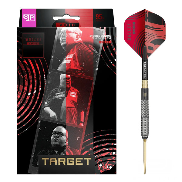 Target Darts Stephen Bunting G5 Void SP 95% Tungsten Steel Tip Darts-1-18 GRAM-Premier Darts