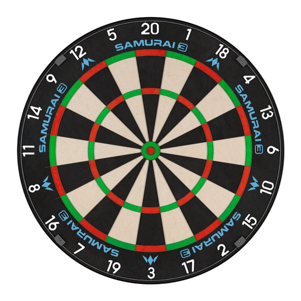 Mission Samurai 3 Professional Dartboard - Black Number Ring-1-Premier Darts