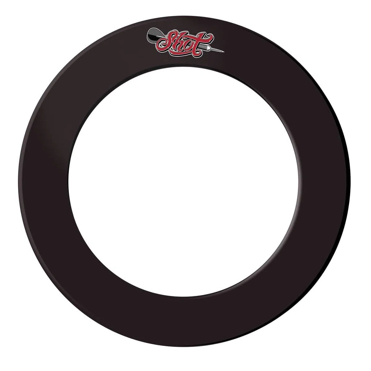 Shot 1 Piece Dartboard Surround Black
