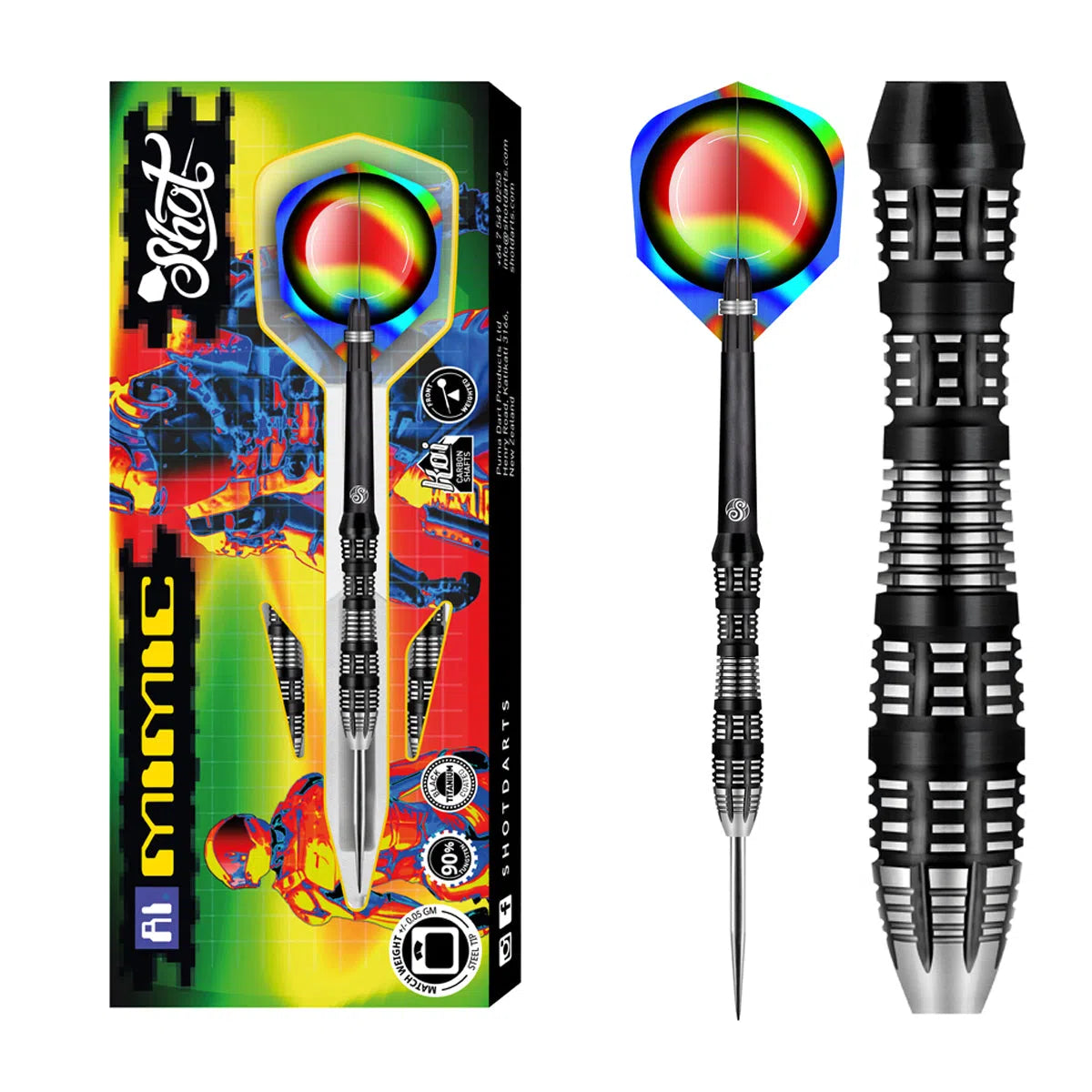 Shot AI Mimic 90% Tungsten Steel Tip Darts