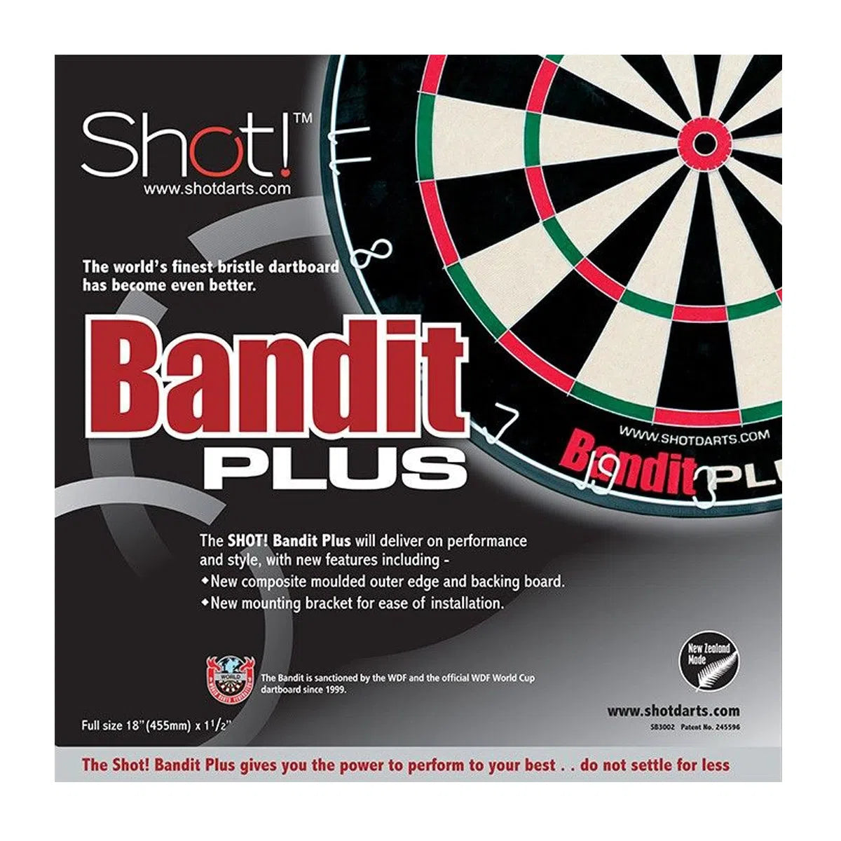 Shot Bandit Plus Dartboard