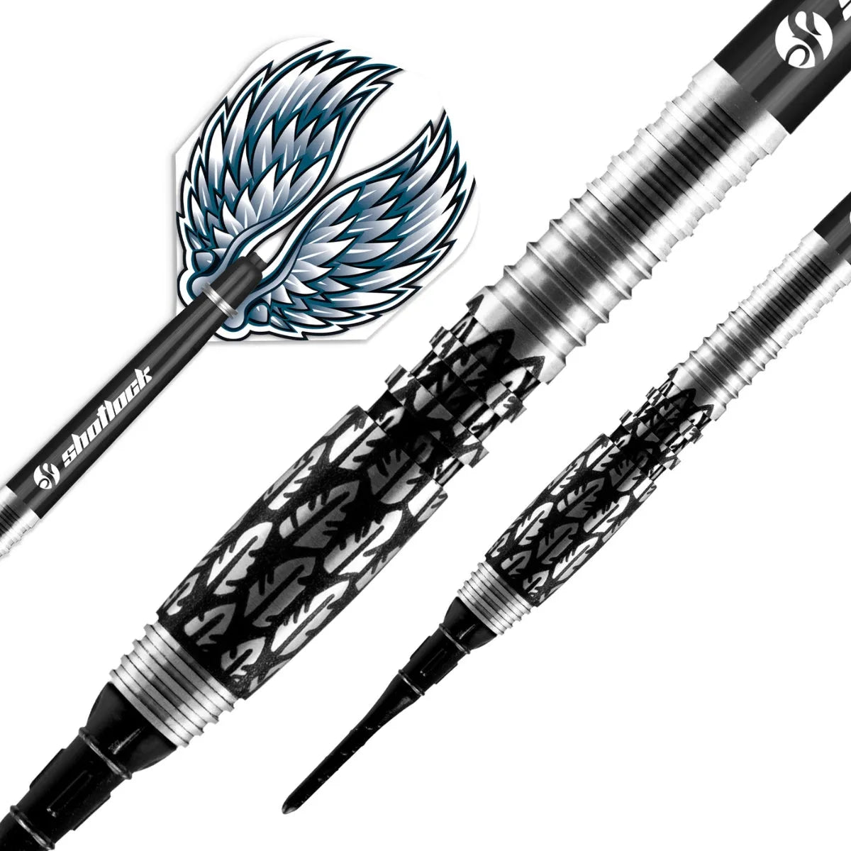 Shot Birds of Prey Kite 80% Tungsten Soft Tip Darts-2-18 GRAM-Premier Darts