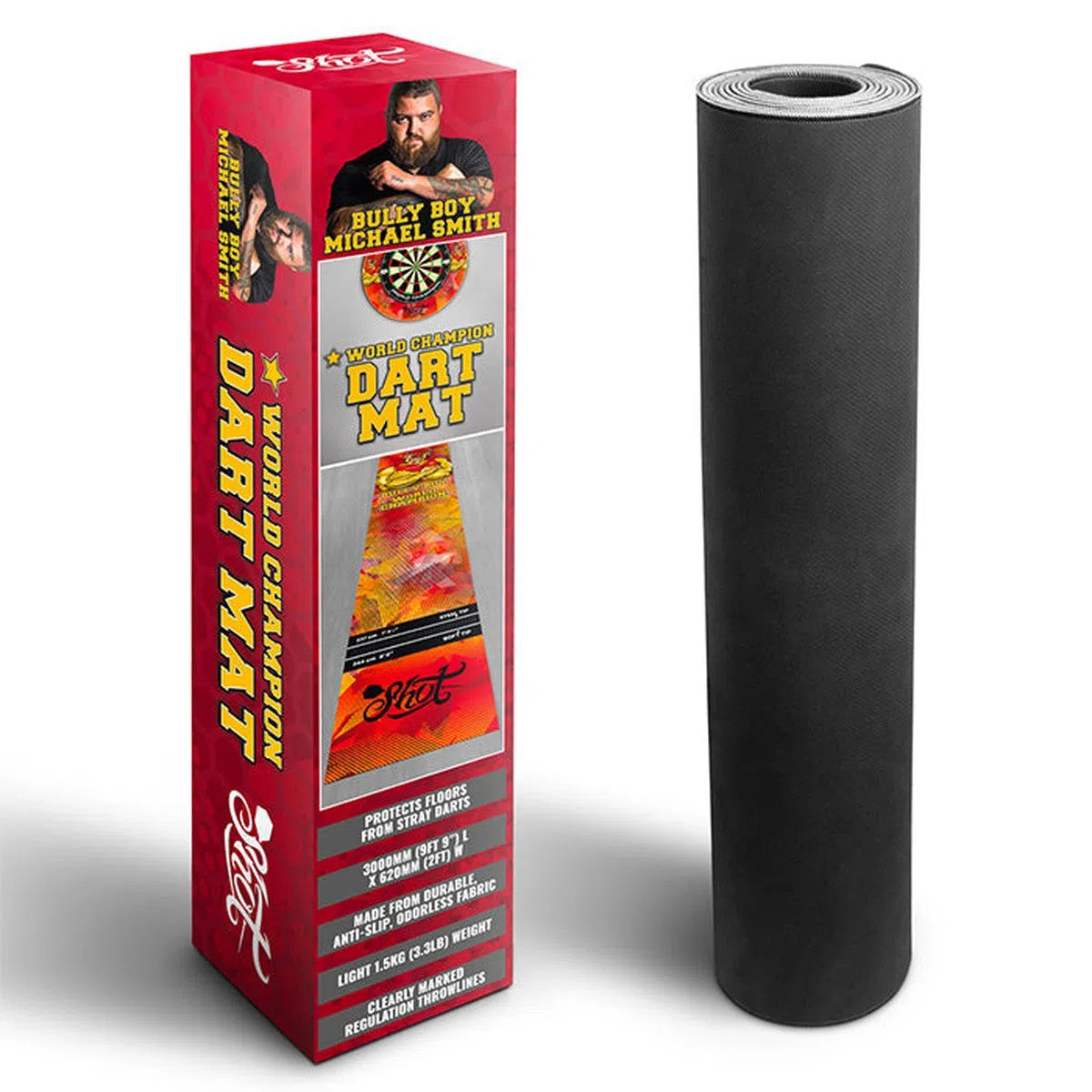 Shot Bully Boy Michael Smith Dart Mat