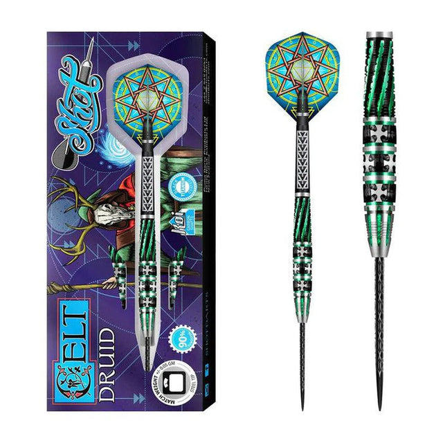 Shot Celt Druid 90% Tungsten Steel Tip Darts