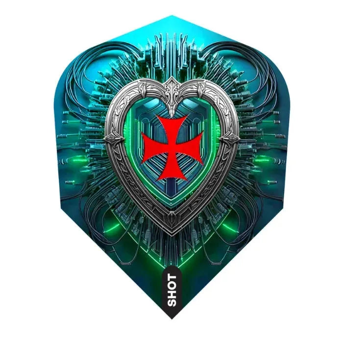 Shot Future Knights Dreadheart Small Standard Darts Flights-1-Premier Darts