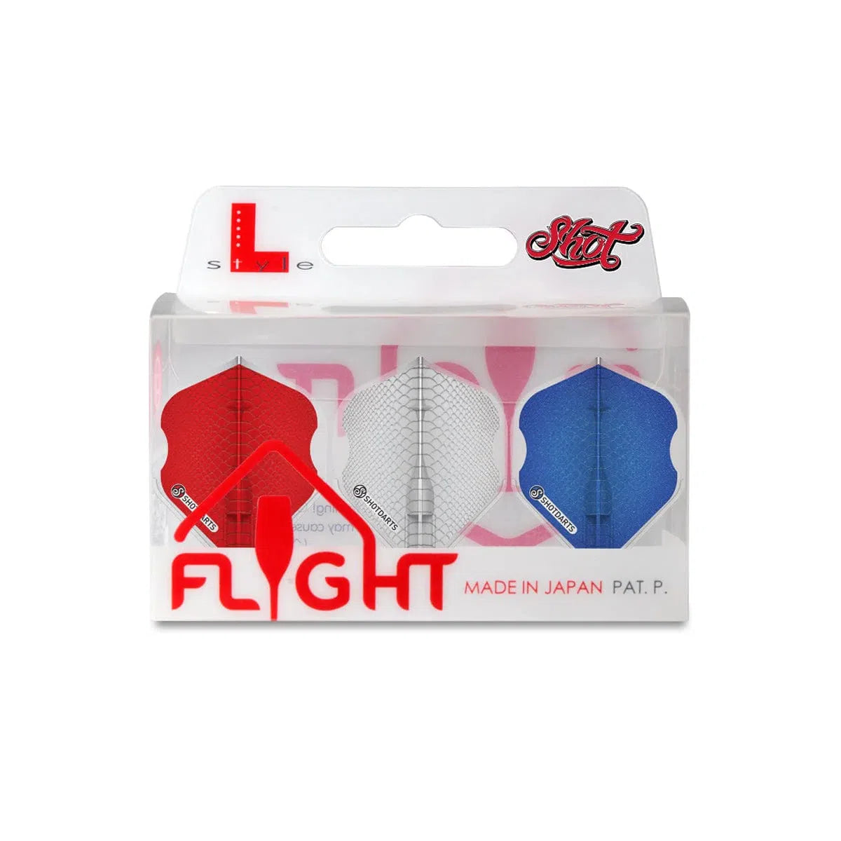 Shot LStyle Americana Gator EZ L1 Flights  Red, White and Blue