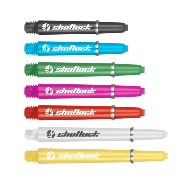 Shot Lock Dart Shafts-1-Black-Short-Premier Darts