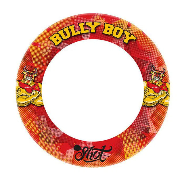 Shot Michael Smith Bully Boy 1 Piece Dartboard Surround  Red