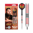 Shot Michael Smith 'Bully Boy' Plated Brass Steel Tip Darts Set