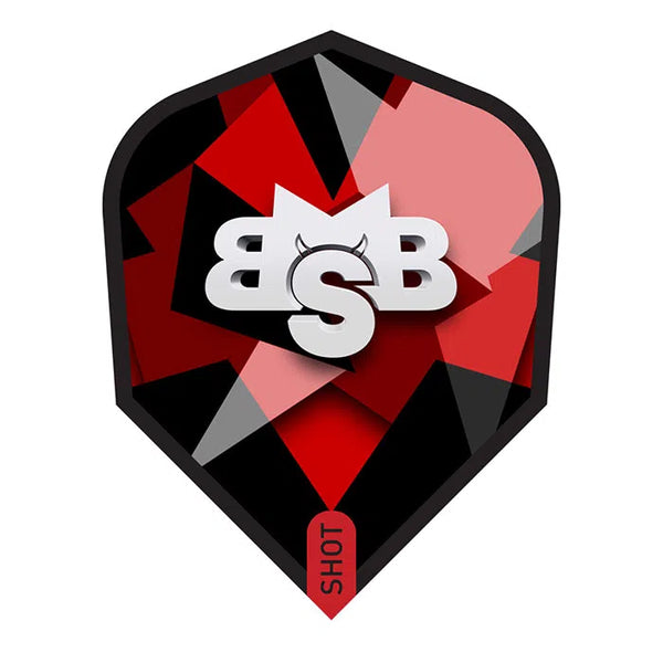 Shot Michael Smith Defiant Small Standard Dart Flights-1-Premier Darts