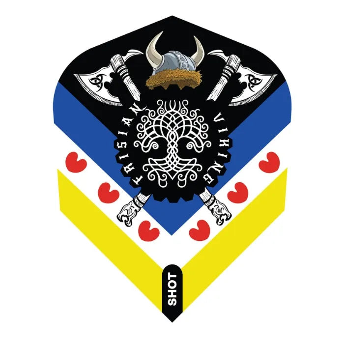 Shot Pro Series Jitse van der Wal Small Standard Darts Flights