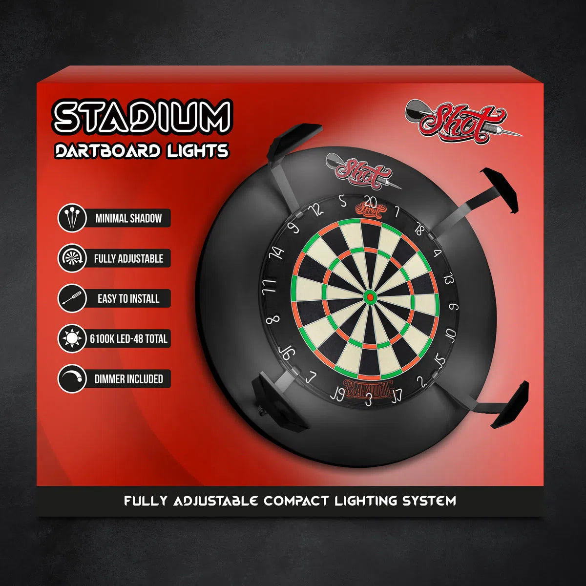Shot Stadium Dartboard Light