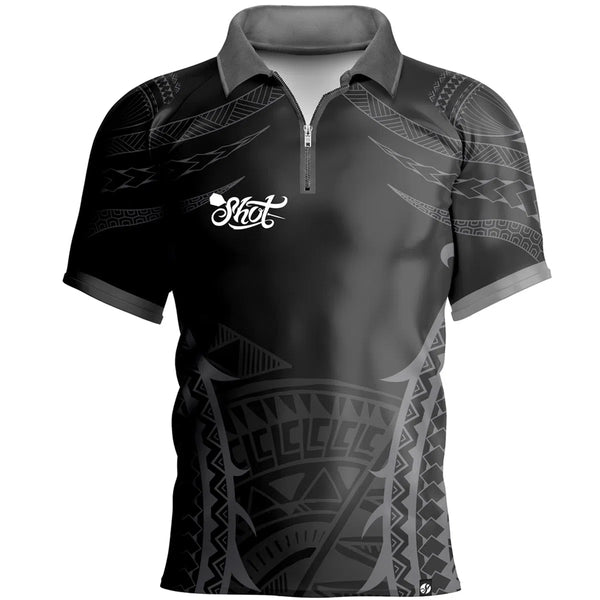 Shot Tribal Dart Shirt-1-SMALL-Premier Darts