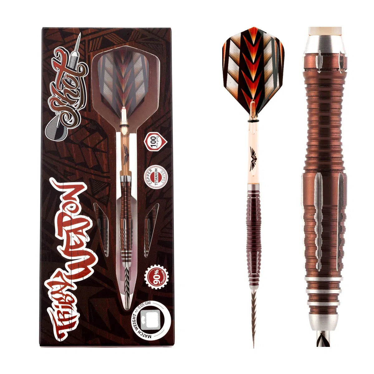 Shot Tribal Weapon 1 90% Tungsten Steel Tip Darts