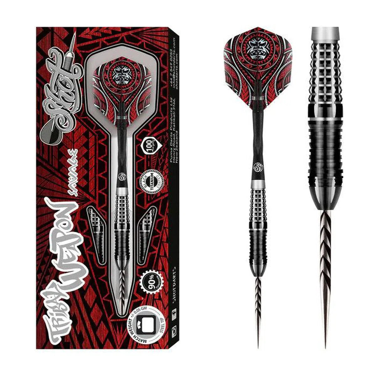 Shot Tribal Weapon Savage 90% Tungsten Steel Tip Darts