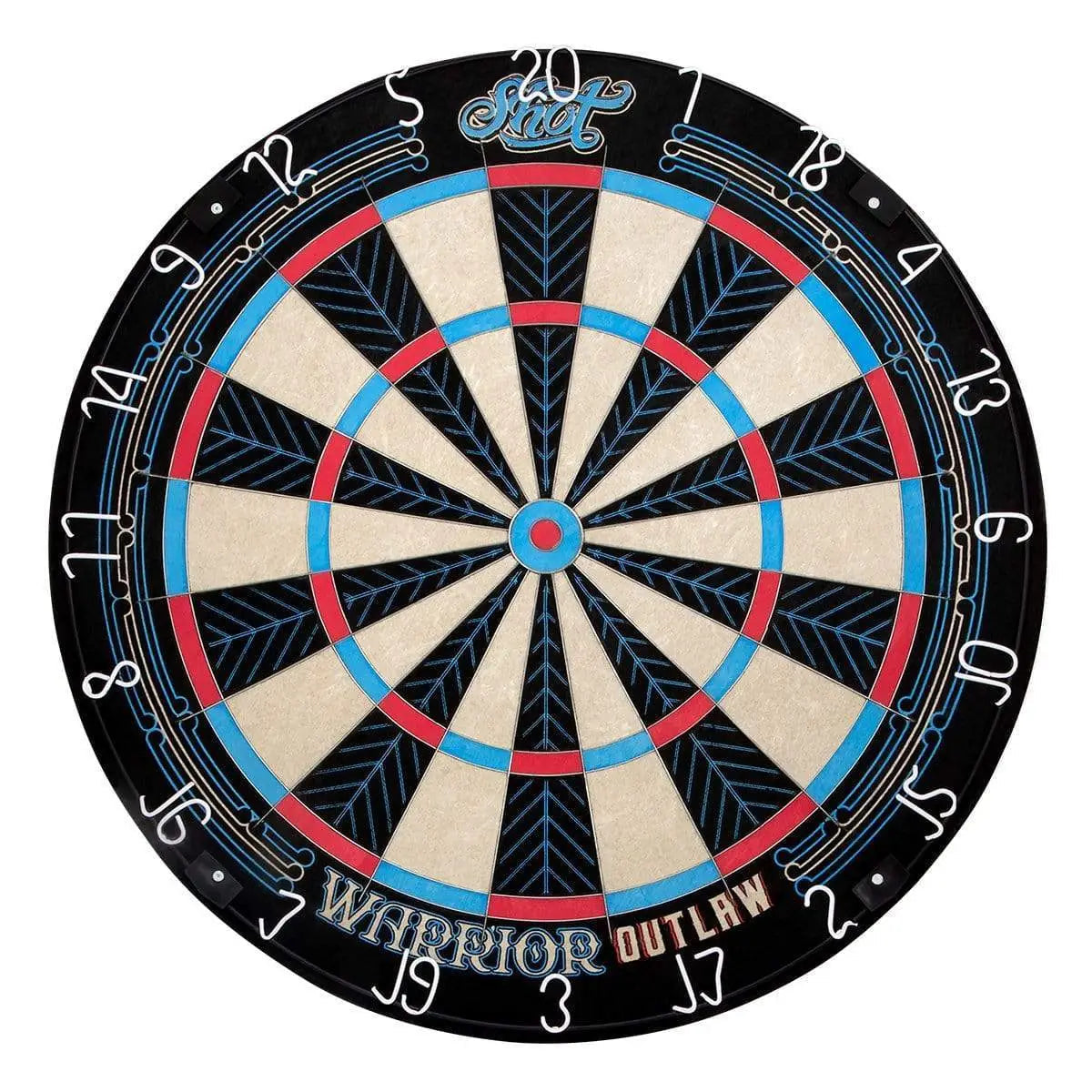 Shot Warrior Outlaw Bristle Dartboard