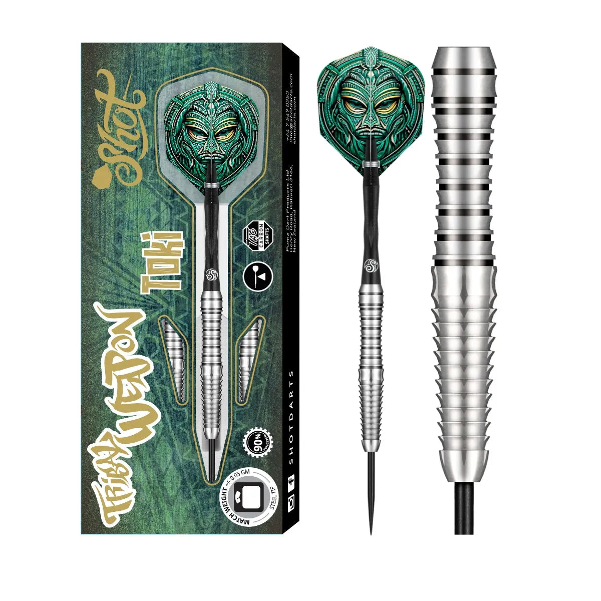 Shot Warrior Toki 90% Tungsten Steel Tip Darts