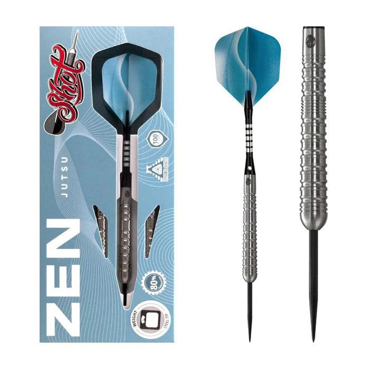 Shot Zen Series Jutsu 80% Tungsten Steel Tip Darts