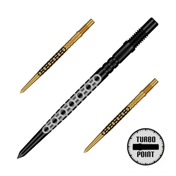 Shot Goths Turbo Steel Tip Points-1-Black-30mm-Premier Darts